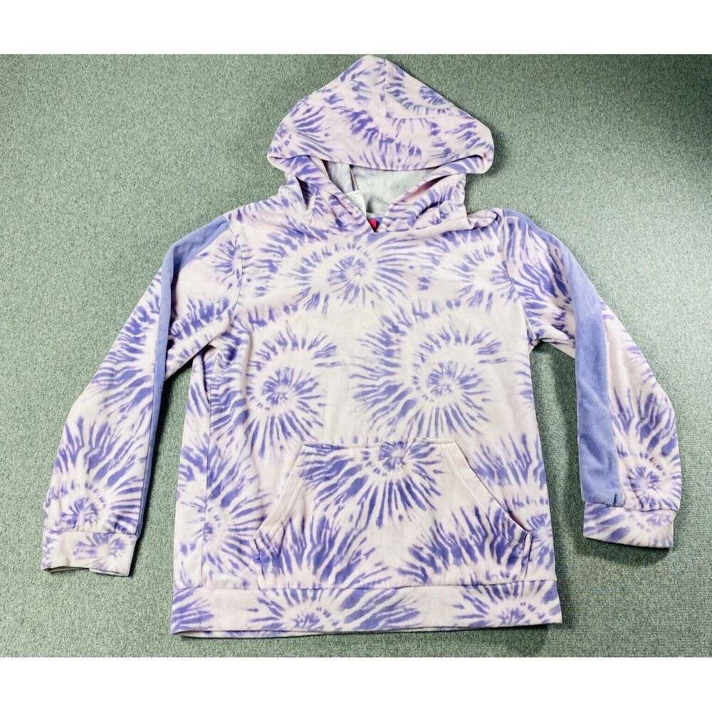 Saint Eve Kids tie-dyed lightweight hooded sweatshirt GIRLS size S (7-8)
